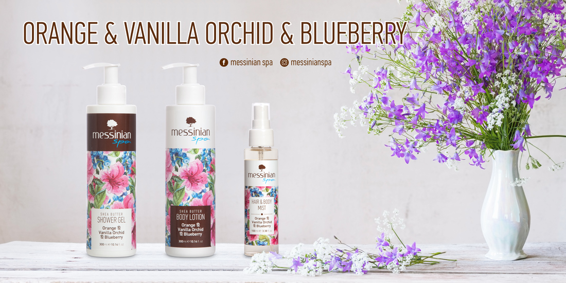Body lotion - Orange & Vanilla Orchid & Blueberry