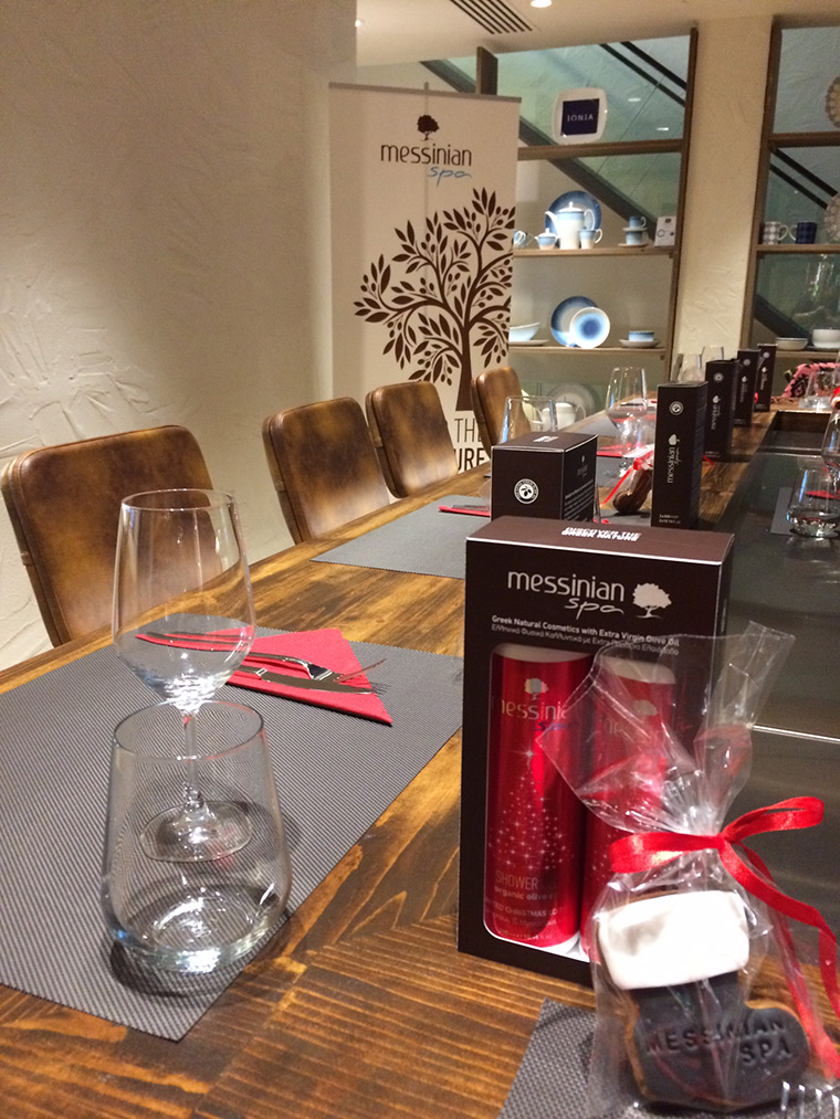 Christmas event at Yoleni’s olive oil bar