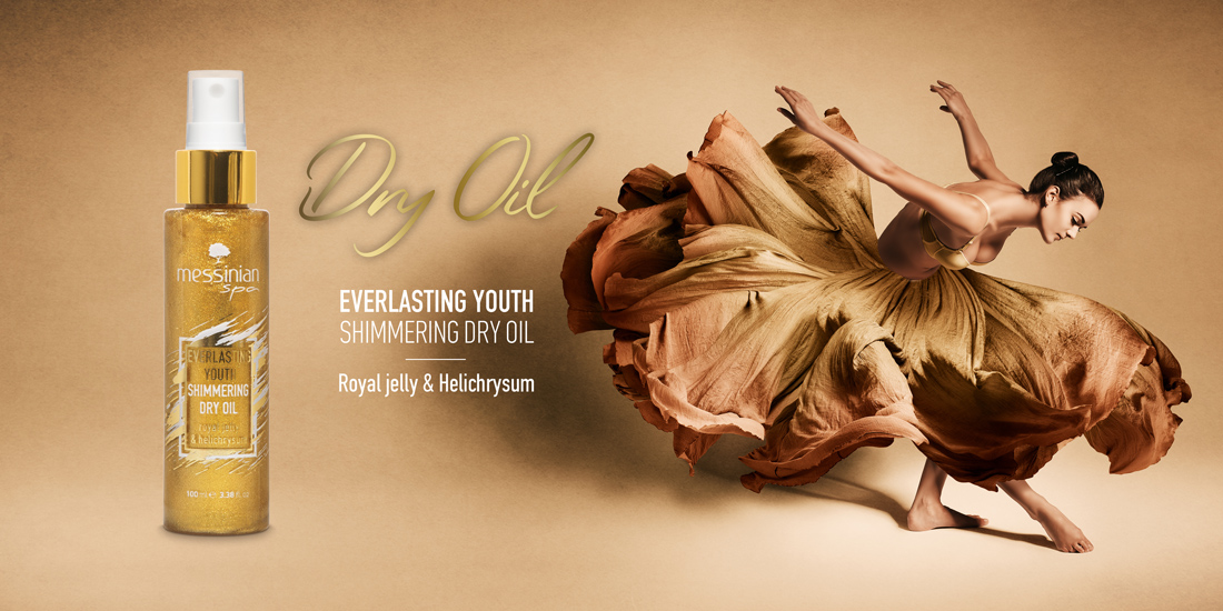 Shimmering Dry Oil - Royal jelly & Helichrysum